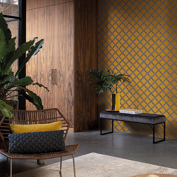 Galerie Wallpaper Product code: BO23030R - Luxe Wallpaper Collection - Ochre Colours - Braid Design