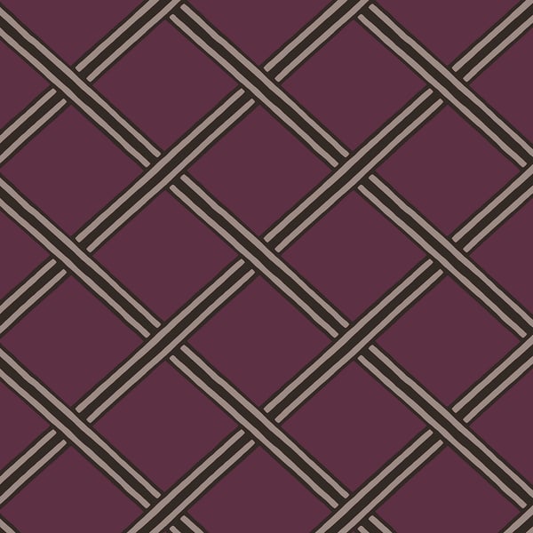 Galerie Wallpaper Product code: BO23031 - Luxe Wallpaper Collection - Red Colours - Braid Design