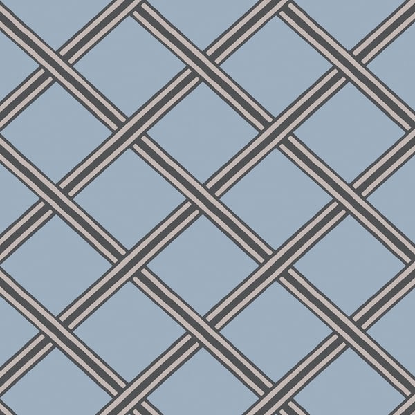 Galerie Wallpaper Product code: BO23032 - Luxe Wallpaper Collection - Blue Colours - Braid Design