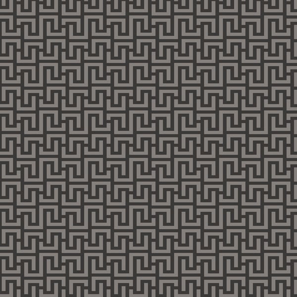 Galerie Wallpaper Product code: BO23084 - Luxe Wallpaper Collection - Black Silver Colours - Greek Key Design