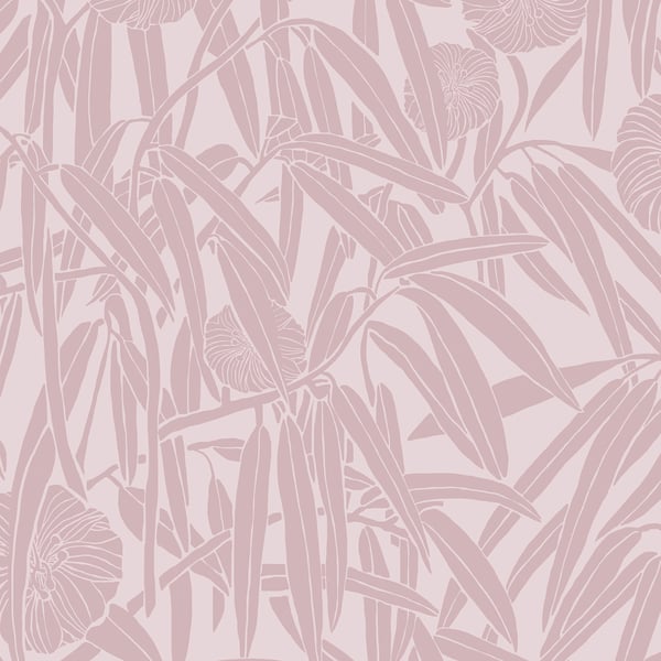 Galerie Wallpaper Product code: DA23231 - Luxe Wallpaper Collection - Pink Colours - Two Tone Leaf Design