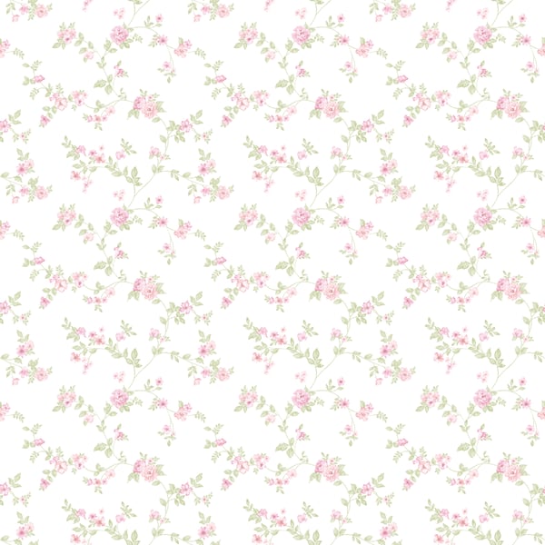 Galerie Wallpaper Product code: G56649 - Small Prints Wallpaper Collection - Pink Green Cream Colours - Pink, green Design