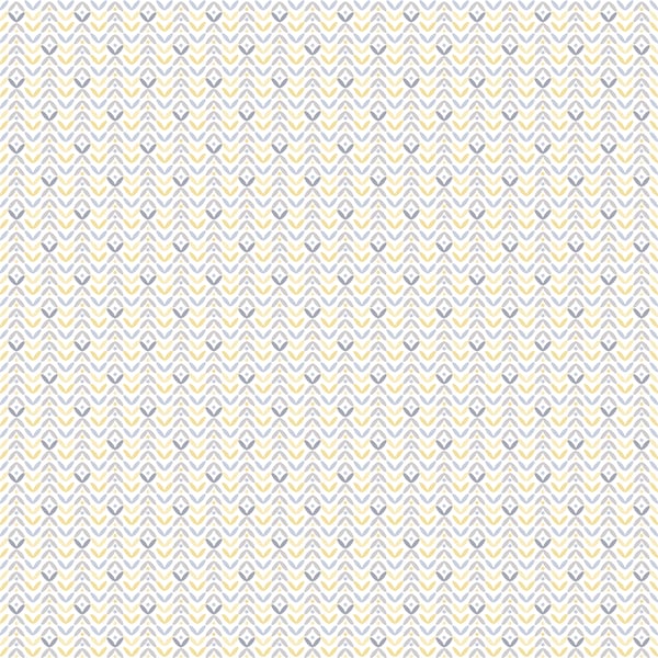 Galerie Wallpaper Product code: G56707 - Small Prints Wallpaper Collection - Yellow Cream Grey Silver Colours - Tulip Flip Design