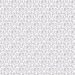 Galerie Wallcoverings Product Code: G56678 - Small Prints Wallpaper Collection Galerie Wallcoverings Product Code G56678 - Small Prints Wallpaper Collection - Silver Grey White Colours - Ogee Floral Design