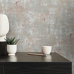 Galerie Wallcoverings Product Code: WH30180 - Welcome Home Wallpaper Collection Galerie Wallcoverings Product Code WH30180 - Welcome Home Wallpaper Collection - Silver Grey Colours - Distressed Metallic Texture Design