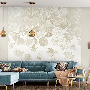 Galerie Wallcoverings Product Code 18004 - Tropical Wallpaper Collection - Almond Colours -  