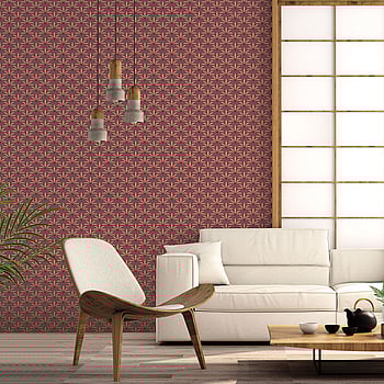 Galerie Wallcoverings Product Code 18514 - Into The Wild Wallpaper Collection - Red Gold Colours -  