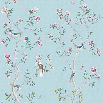 Galerie Wallcoverings Product Code 1911-1 - Spring Blossom Wallpaper Collection - Turqouise Colours -  