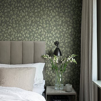 Galerie Wallcoverings Product Code 20108 - Ester Wallpaper Collection - Dark green Colours -  