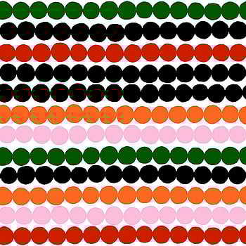 Galerie Wallcoverings Product Code 23321 - Marimekko 5 Wallpaper Collection - Black Green Pink Orange Red White Colours -  