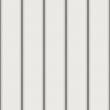 Galerie Wallcoverings Product Code 25769 - Cottage Chic Wallpaper Collection - White Black Colours -  