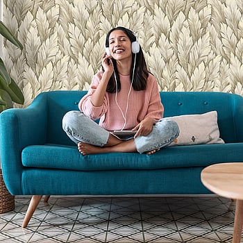 Galerie Wallcoverings Product Code 26709 - Tropical Wallpaper Collection - Coconut Colours -  