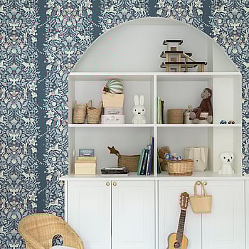 Galerie Wallcoverings Product Code 29028 - Resan Wallpaper Collection - Blue Colours -  