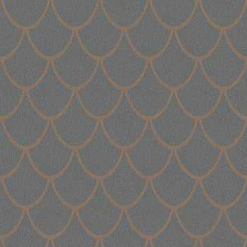 Galerie Wallcoverings Product Code 32721 - The New Design Book Wallpaper Collection - Dark Grey Rose Gold Colours -  