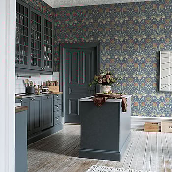 Galerie Wallcoverings Product Code 33009 - Apelviken 2 Wallpaper Collection - Blue Blush Colours -  