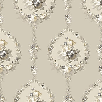 Galerie Wallcoverings Product Code 3909 - Italian Damasks 3 Wallpaper Collection - Grey Beige Cream Colours -  