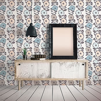 Galerie Wallcoverings Product Code 51183703 - Skandinavia 2 Wallpaper Collection - Peach Blue Beige Colours -  