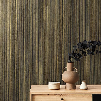 Galerie Wallcoverings Product Code 64618 - Universe Wallpaper Collection - Brown Black Gold Colours -  