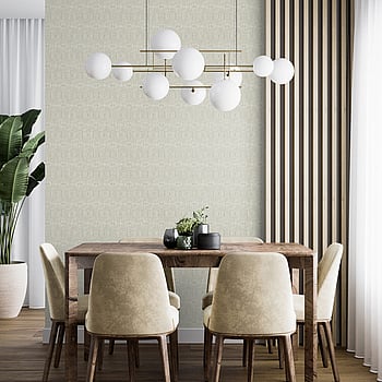 Galerie Wallcoverings Product Code 65008 - Feel Wallpaper Collection - Grey Silver Off White Ecru Colours -  