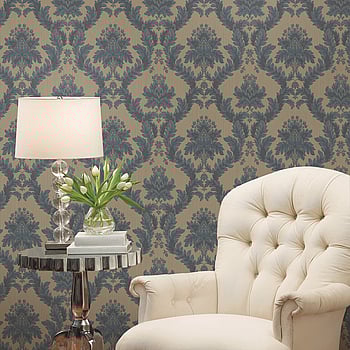 Galerie Wallcoverings Product Code 95104 - Ornamenta 2 Wallpaper Collection - Dark Beige Grey Colours -  