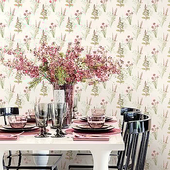 Galerie Wallcoverings Product Code AB42442 - Abby Rose 3 Wallpaper Collection - Teal Pink Colours -  