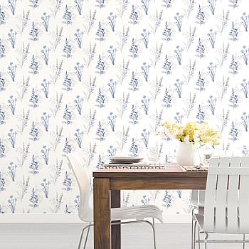 Galerie Wallcoverings Product Code AF37716 - Abby Rose 4 Wallpaper Collection - Blue Navy Grey Colours -  