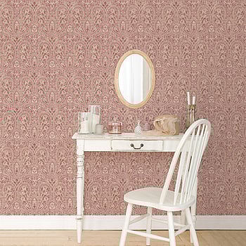 Galerie Wallcoverings Product Code AF37727 - Abby Rose 4 Wallpaper Collection - Plum Cream Colours -  