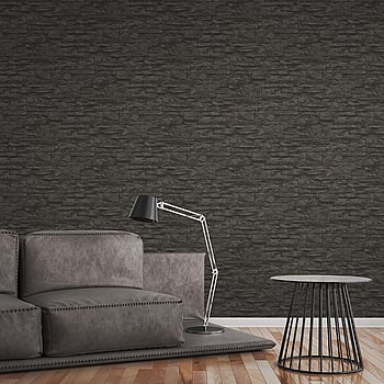 Galerie Wallcoverings Product Code BB51153 - Bricks And More Wallpaper Collection - Grey Black Colours -  