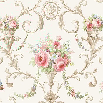 Galerie Wallcoverings Product Code CI38233 - Classic Silks 4 Wallpaper Collection - Pink Blue Colours -  