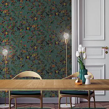 Galerie Wallcoverings Product Code DW2008 - Designer Walls Wallpaper Collection - Heron Green Colours -  