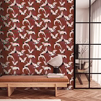 Galerie Wallcoverings Product Code DW2021 - Designer Walls Wallpaper Collection - Burgundy Colours -  