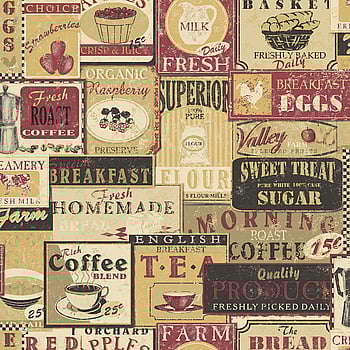 Galerie Wallcoverings Product Code G12297 - Kitchen Recipes Wallpaper Collection -   