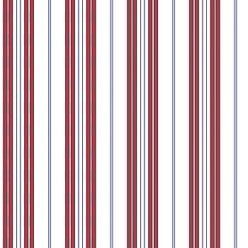 Galerie Wallcoverings Product Code G23066 - Deauville Wallpaper Collection - Red Navy Blue White Colours -  