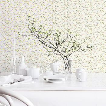 Galerie Wallcoverings Product Code G67891 - Miniatures 3 Wallpaper Collection - Yellow Green White Colours -  