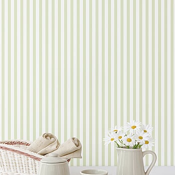 Galerie Wallcoverings Product Code G67910 - Miniatures 3 Wallpaper Collection - Green White Colours -  