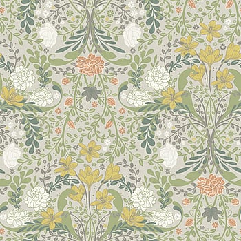 Galerie Wallcoverings Product Code S24104 - Sommarang 2 Wallpaper Collection - Orange, yellow, green Colours -  