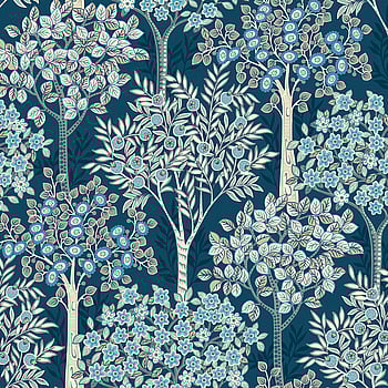 Galerie Wallcoverings Product Code TJ40302 - Mulberry Tree Wallpaper Collection - Blue Colours -  