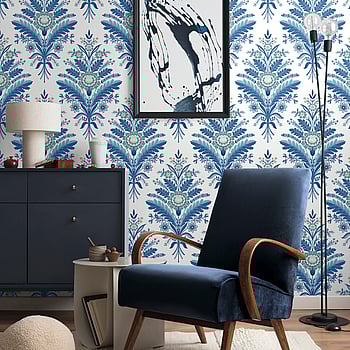 Galerie Wallcoverings Product Code TJ40602 - Mulberry Tree Wallpaper Collection - Blue Colours -  