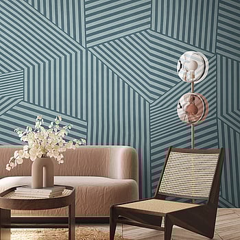 Galerie Wallcoverings Product Code WH45258M - Welcome Home Murals Wallpaper Collection - Blue, Grey Colours -  